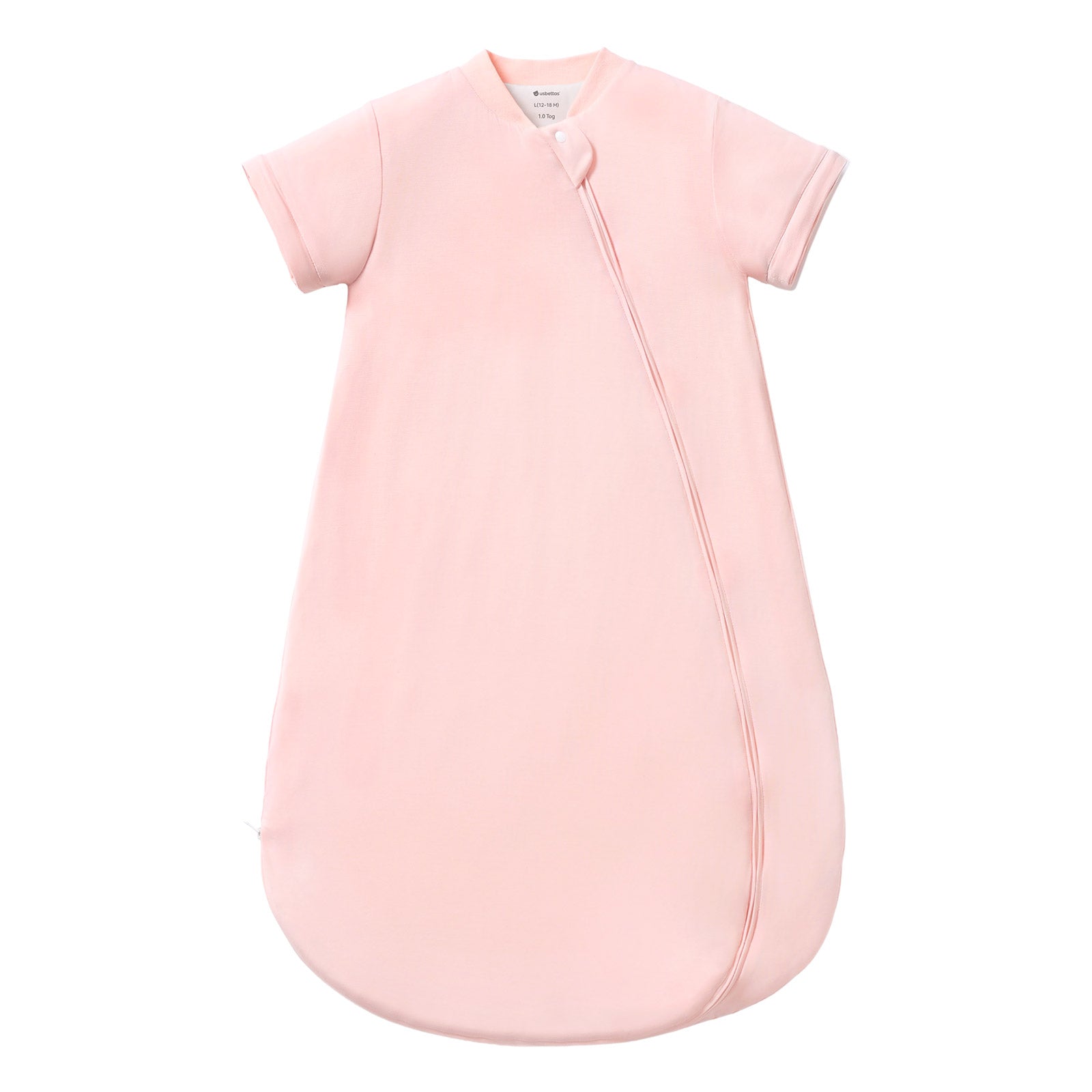 Detachable Sleeves Sleep Sack 1.0 TOG -Bamboo Fabric (Pink)