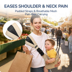 Baby Carrier – Cotton Baby Sling(Beige)