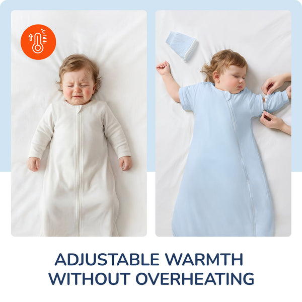 Bamboo Sleep Sack in Baby blue 1.0