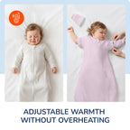 Detachable Sleeves Sleep Sack 1.0 TOG -Bamboo Fabric( purple)
