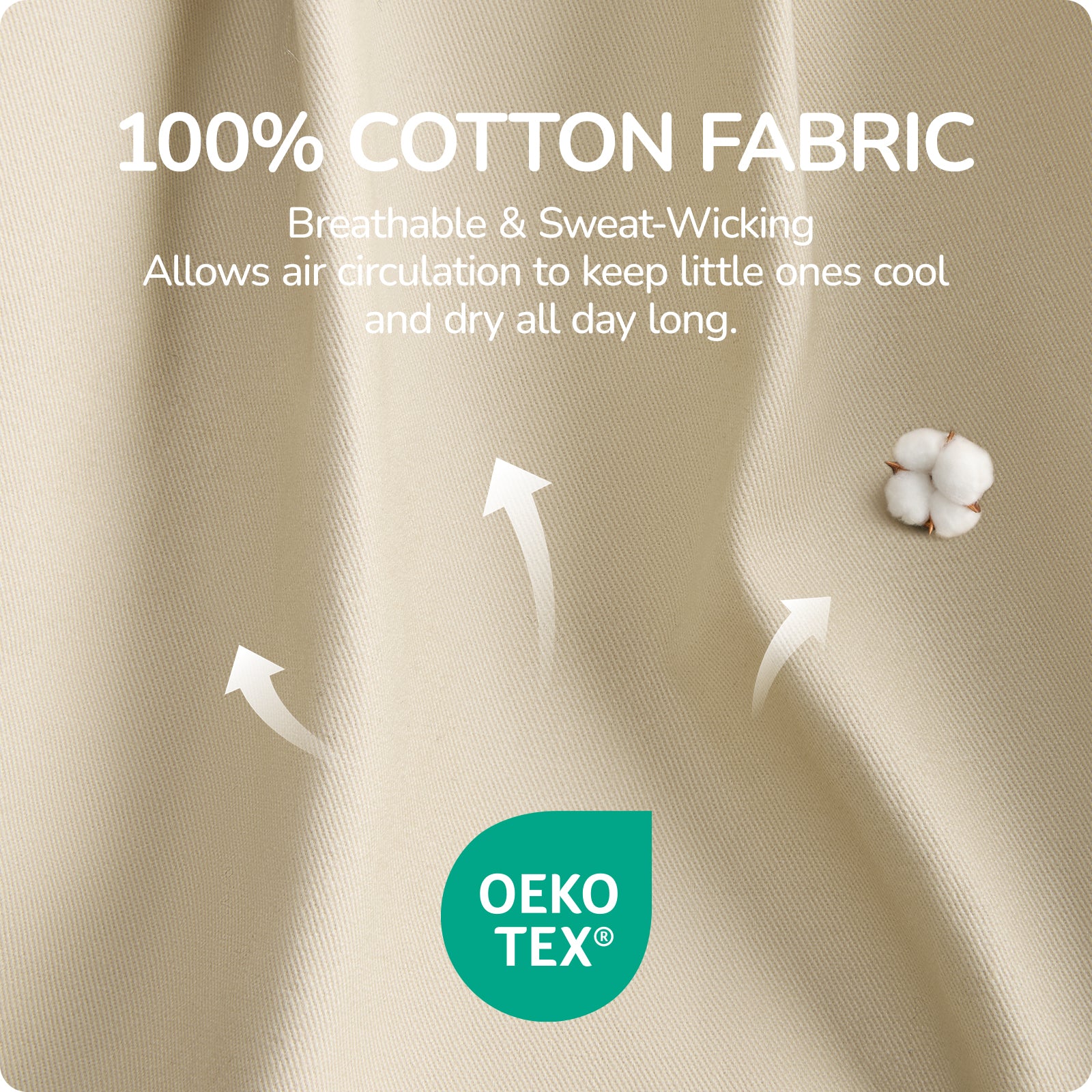 Baby Carrier – Cotton Baby Sling(Beige)