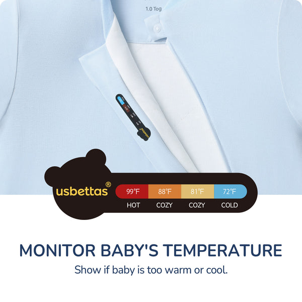Bamboo Sleep Sack in Baby blue 1.0