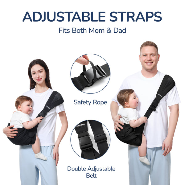 Baby Sling Carrier in Black