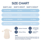 Detachable Sleeves Sleep Sack 1.0 TOG -Bamboo Fabric（Oat)