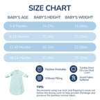 Detachable Sleeves Sleep Sack 1.0 TOG -Bamboo Fabric (Sage)