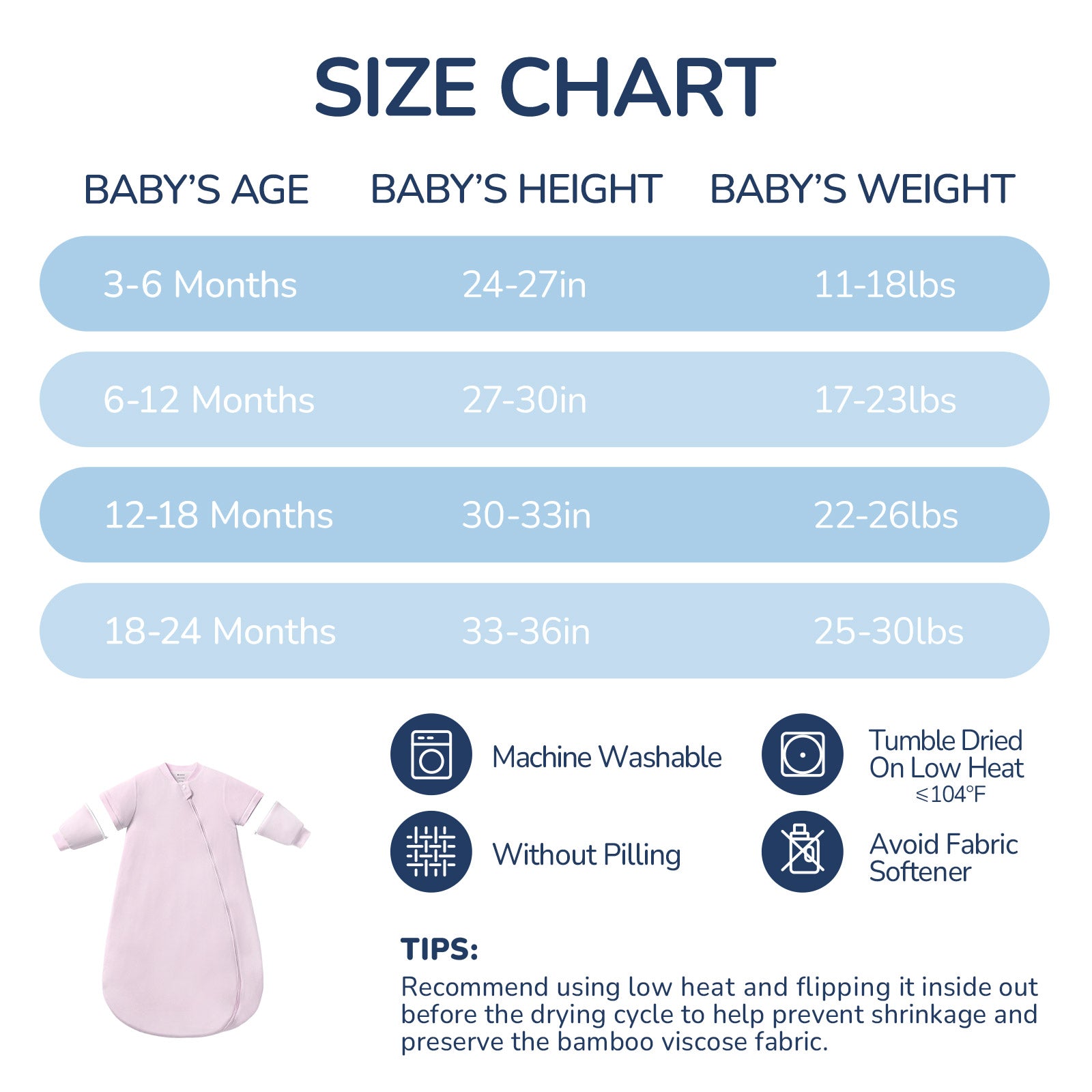 Detachable Sleeves Sleep Sack 1.0 TOG -Bamboo Fabric( purple)