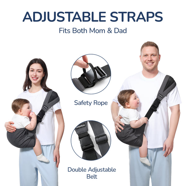 Baby Sling Carrier in Gray