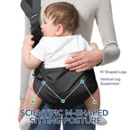 Baby Carrier – Cotton Baby Sling(Gray)