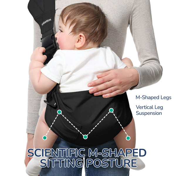 Baby Sling Carrier in Black