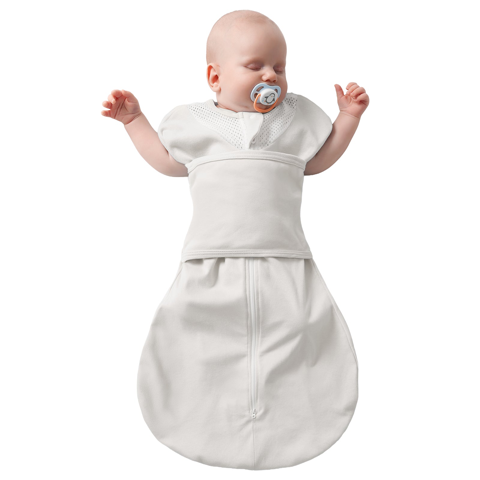 3-Way Adjustable Transitional Swaddle (Gray)