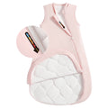 Sleeveless Baby Sleep Sack 2.5 TOG – 100% Cotton (Light pink)