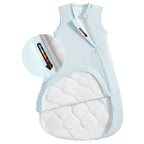 Sleeveless Baby Sleep Sack 2.5 TOG – 100% Cotton (Light blue)