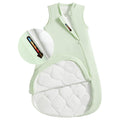 Sleeveless Baby Sleep Sack 2.5 TOG – 100% Cotton(Light green)