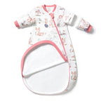 Detachable Sleeves Sleep Sack 1.0 TOG – 100% Cotton  (Bunny)
