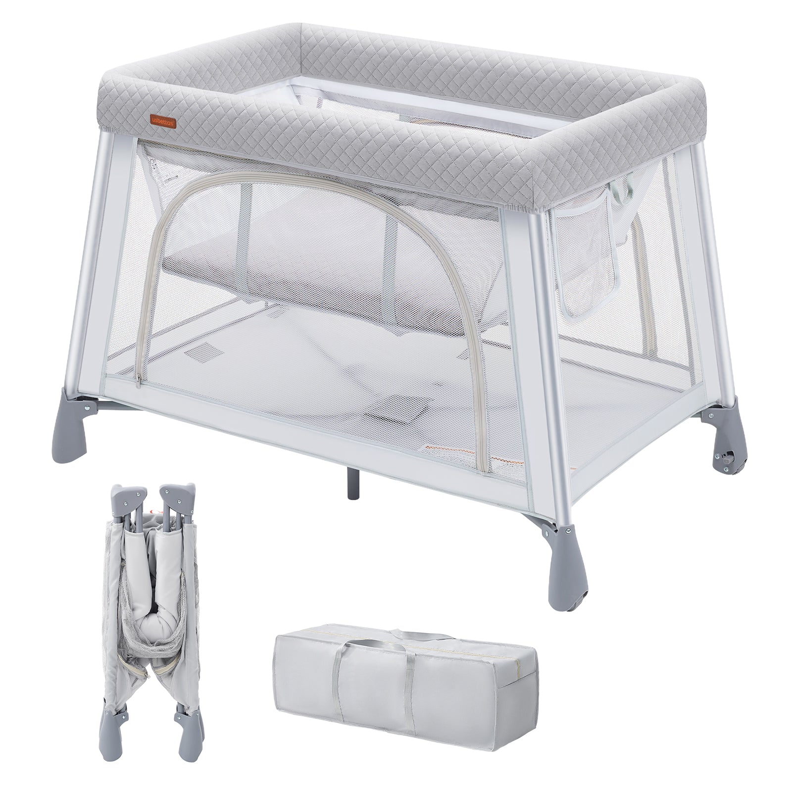 Lightweight Travel Baby Playard – One-Step Setup & Fold 3-in-1