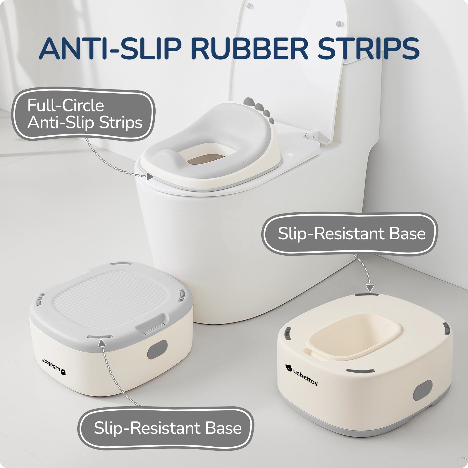 3-in-1 Potty Training Toilet  (Gray)