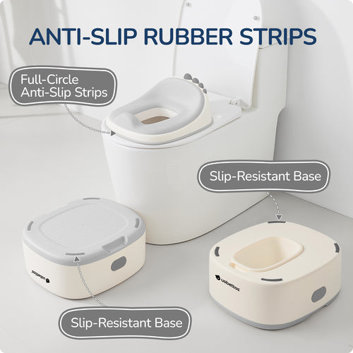 3-in-1 Potty Training Toilet  (Gray)