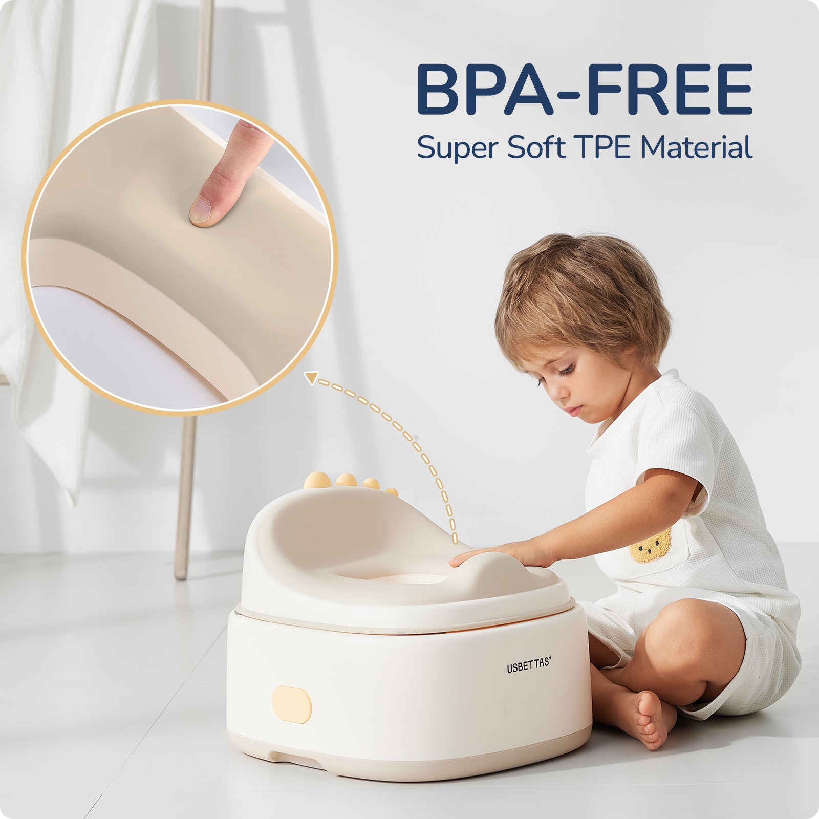 3-in-1 Potty Training Toilet (Beige)