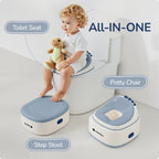 3-in-1 Potty Training Toilet (Blue)