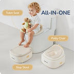 3-in-1 Potty Training Toilet (Beige)