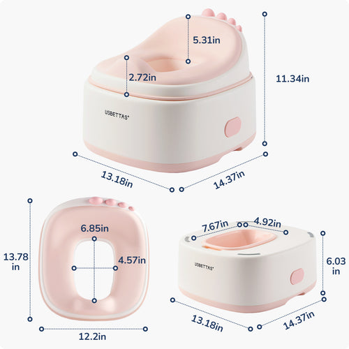 3 in 1 Toddler Potty Training Seat for Boys Girls