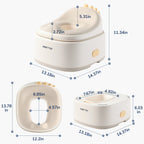 3-in-1 Potty Training Toilet (Beige)