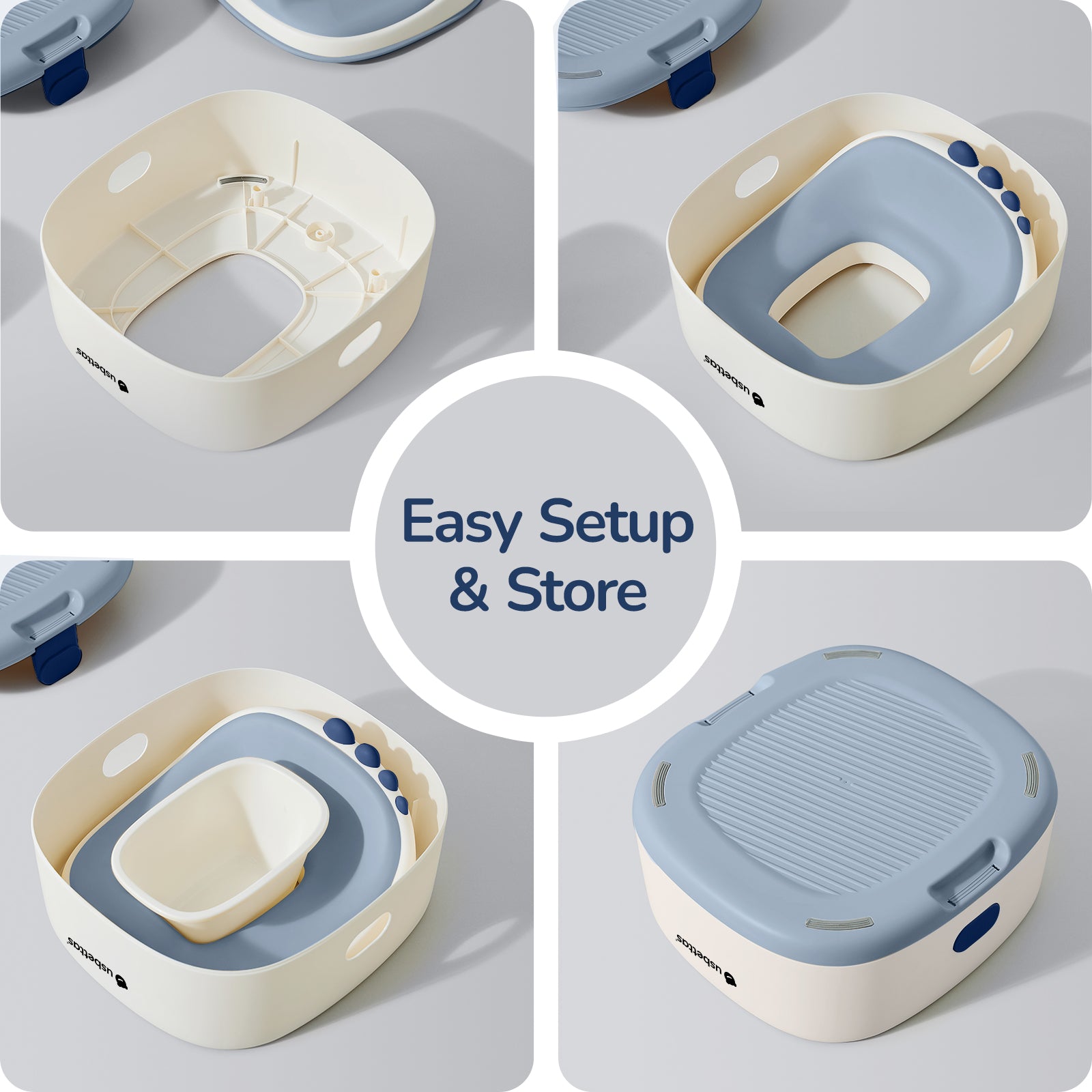 3-in-1 Potty Training Toilet (Blue)