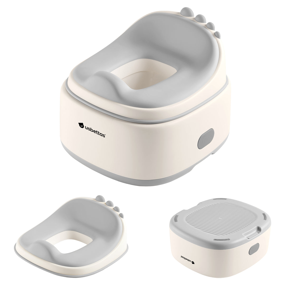 Potty Training Toilet in Gray Main image
