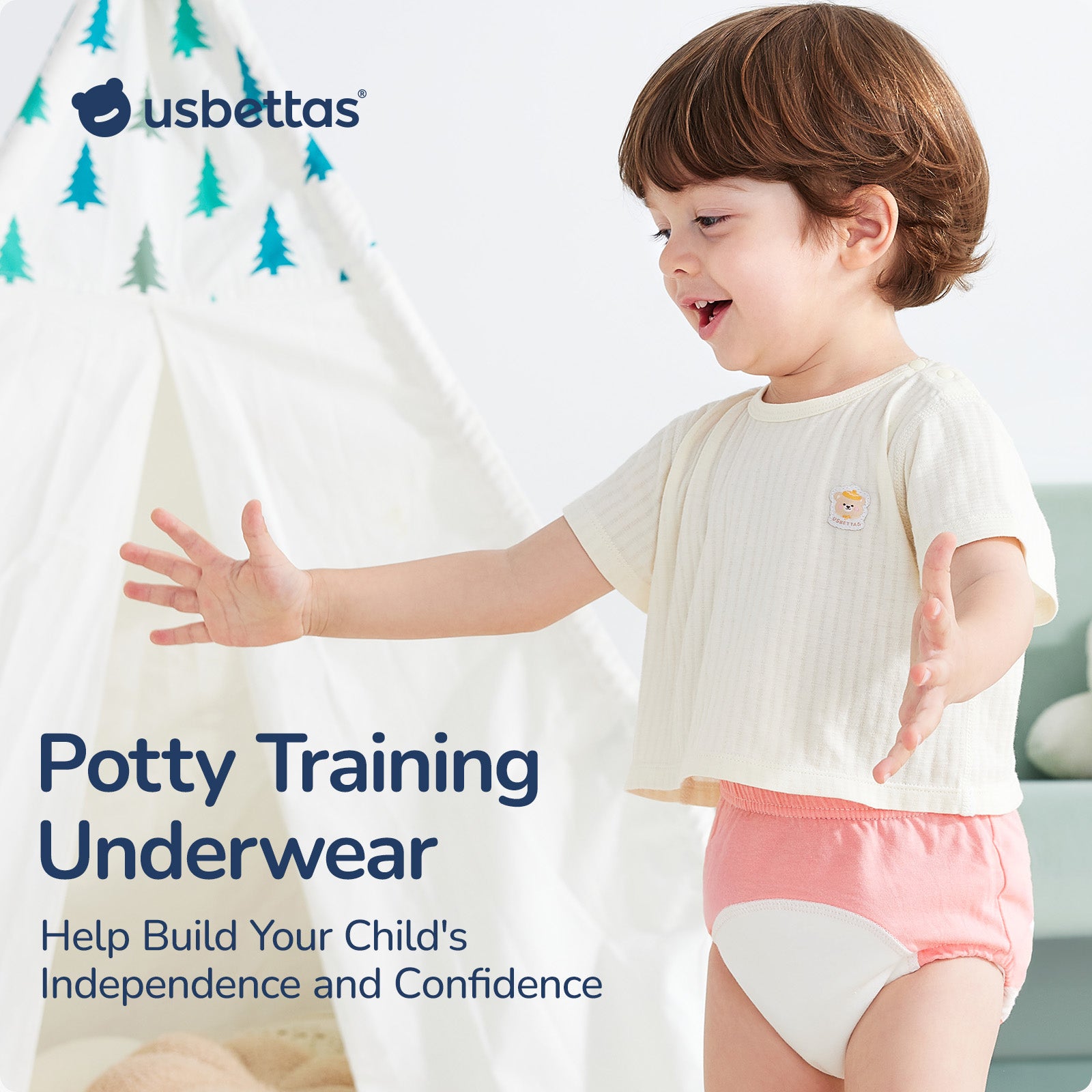 Soft Cotton Reusable Potty Training Pants for Girls 2t,3t,4t,5t,6t