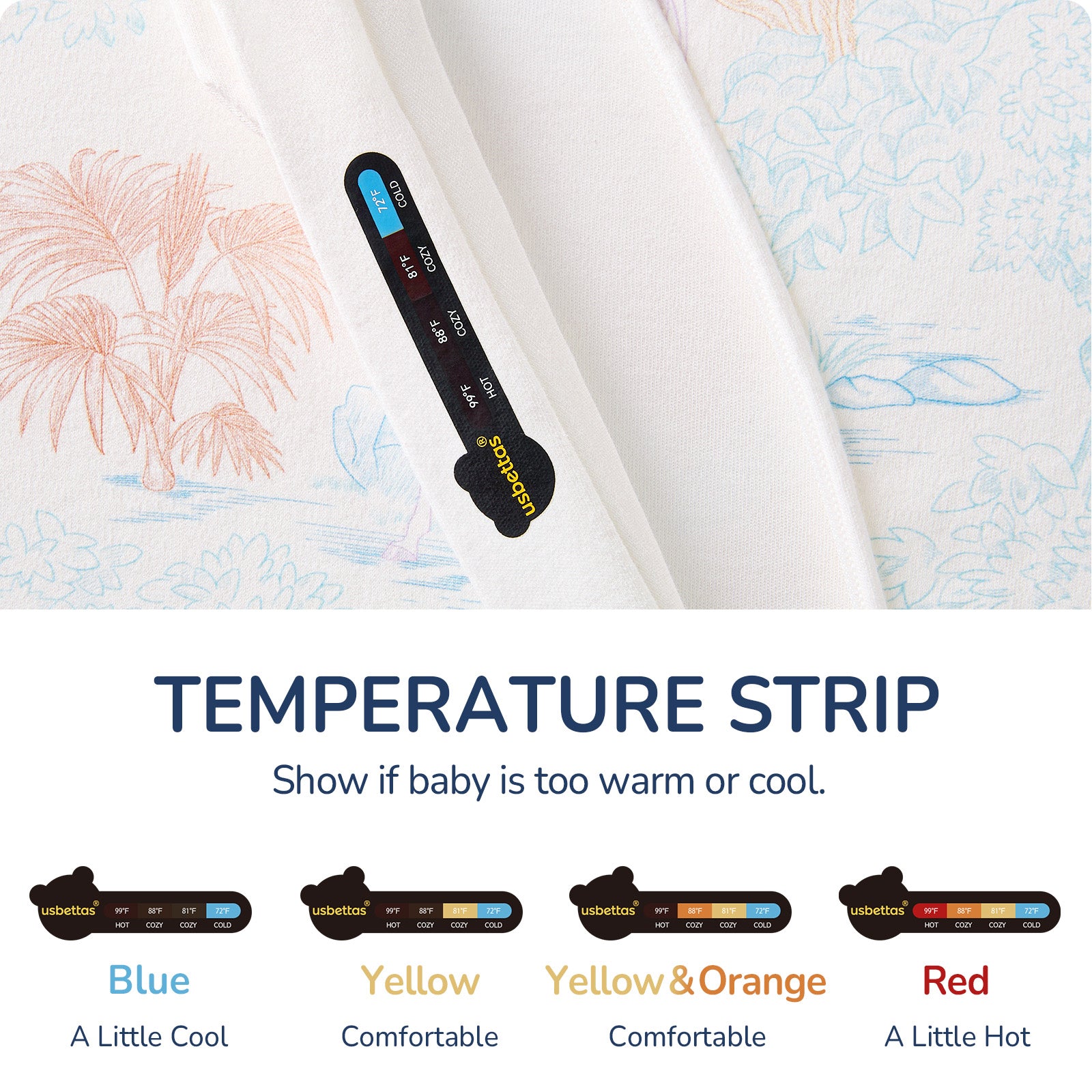 usbettas Baby Sleep Sack 1.0 TOG – Detachable Sleeves (Elk)