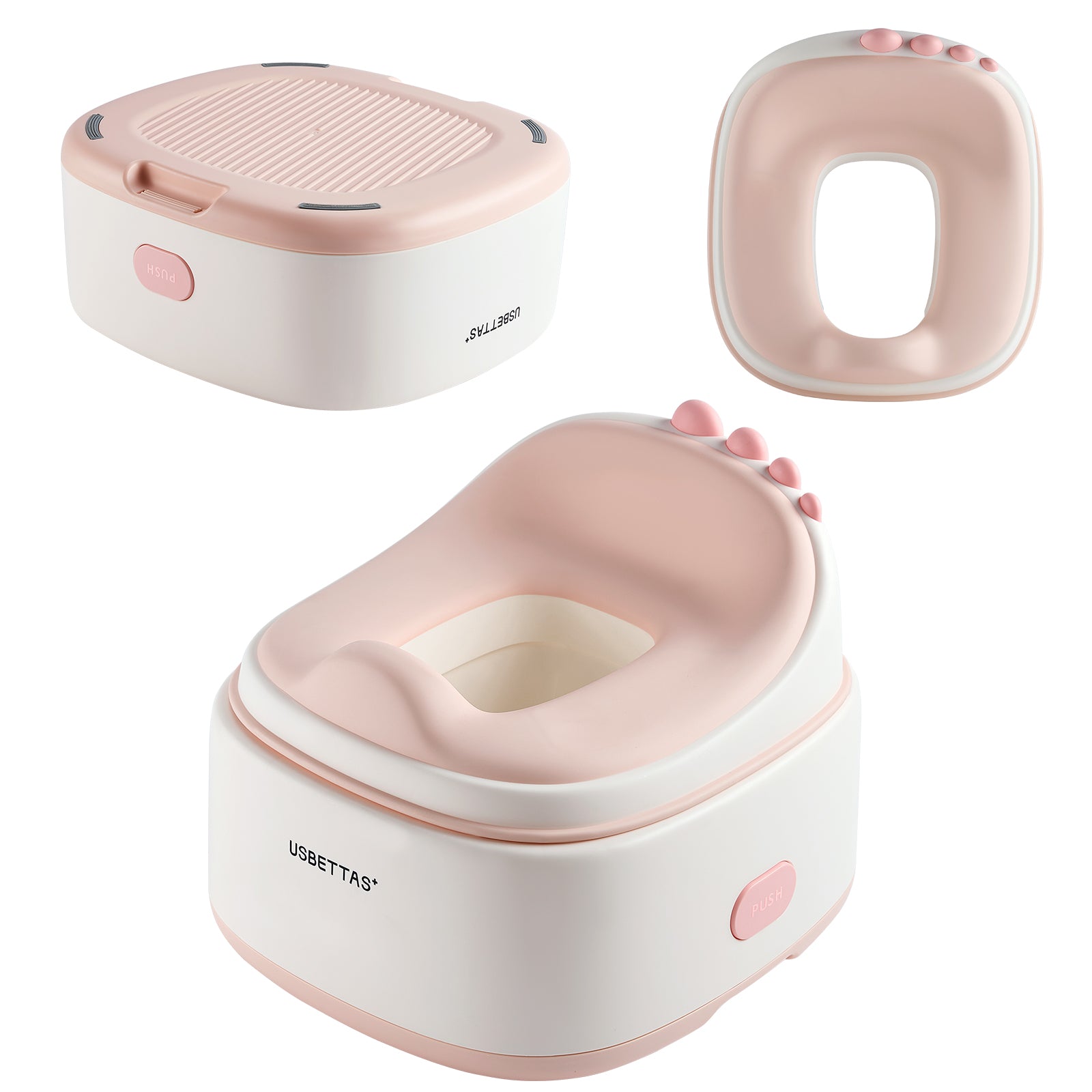 3-in-1 Potty Training Toilet (Pink)
