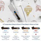 Detachable Sleeves Sleep Sack 1.0 TOG – 100% Cotton (Hot air ballon)