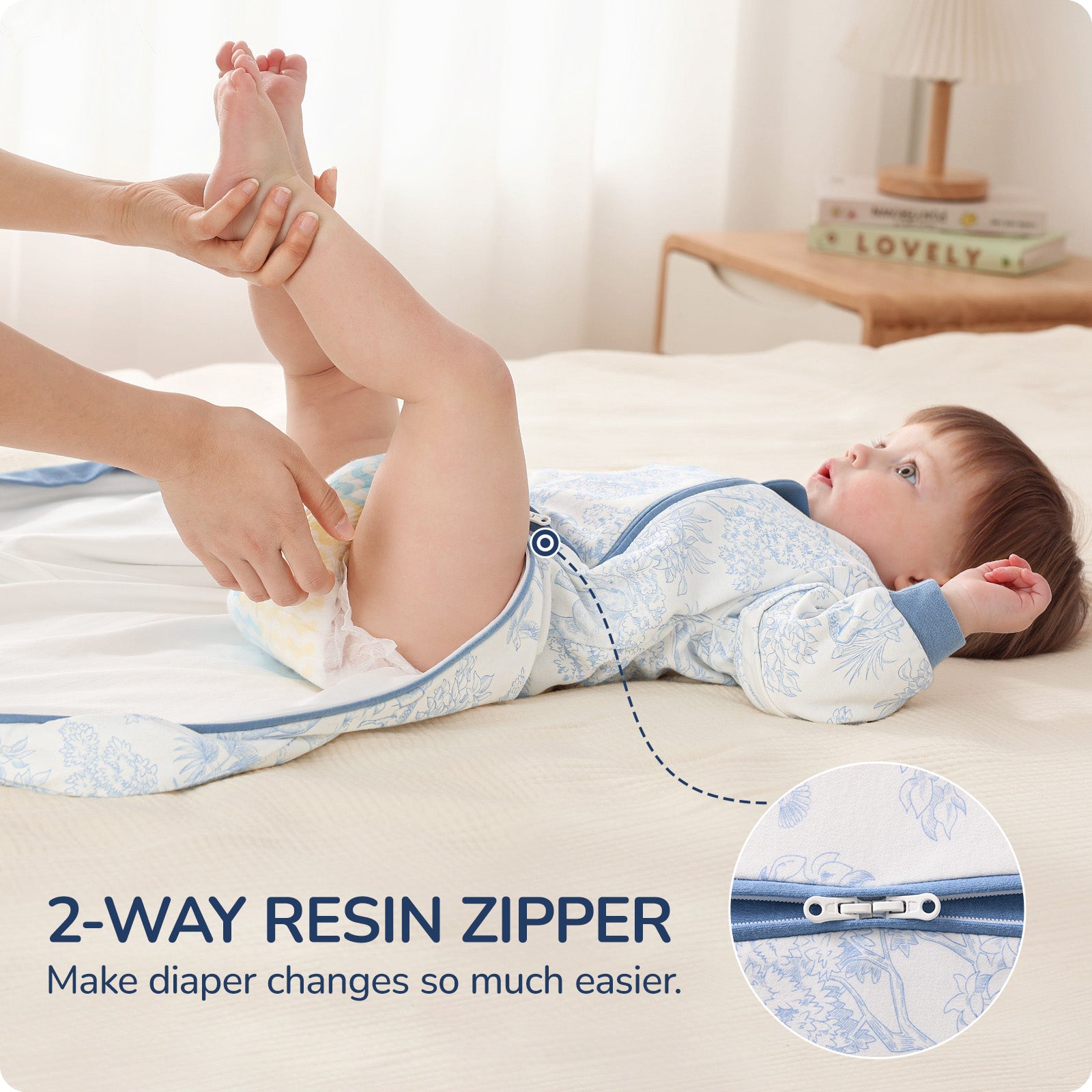 usbettas Baby Sleep Sack 1.0 TOG – Detachable Sleeves (Forest)