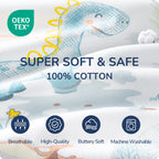 Sleeveless Baby Sleep Sack 2.5 TOG – 100% Cotton(Dino)