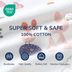 Sleeveless Baby Sleep Sack 1.0 TOG – 100% Cotton (Bunny)