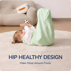 Sleeveless Baby Sleep Sack 1.0 TOG – 100% Cotton  (Light green)