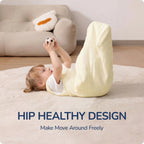 Sleeveless Baby Sleep Sack 0.5 TOG – 100% Cotton Wearable Blanket (Beige)