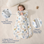 Detachable Sleeves Sleep Sack 2.5 TOG – 100% Cotton (Ocean)