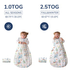 Sleeveless Baby Sleep Sack 2.5 TOG – 100% Cotton(Dino)