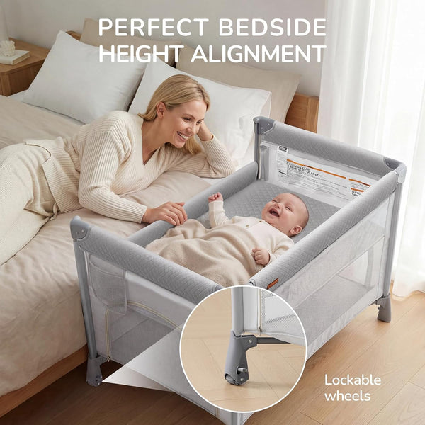 Portable Playard in Grey