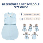3-Way Adjustable Transitional Swaddle （Blue)