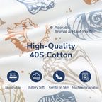 Detachable Sleeves Sleep Sack 2.5 TOG – 100% Cotton (Ocean)