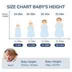 Sleeveless Baby Sleep Sack 2.5 TOG – 100% Cotton (Bunny)