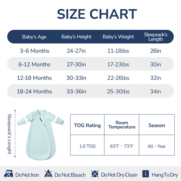 Sleep Sack in Teal 1.0