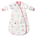 Detachable Sleeves Sleep Sack 2.5 TOG – 100% Cotton (Bunny)